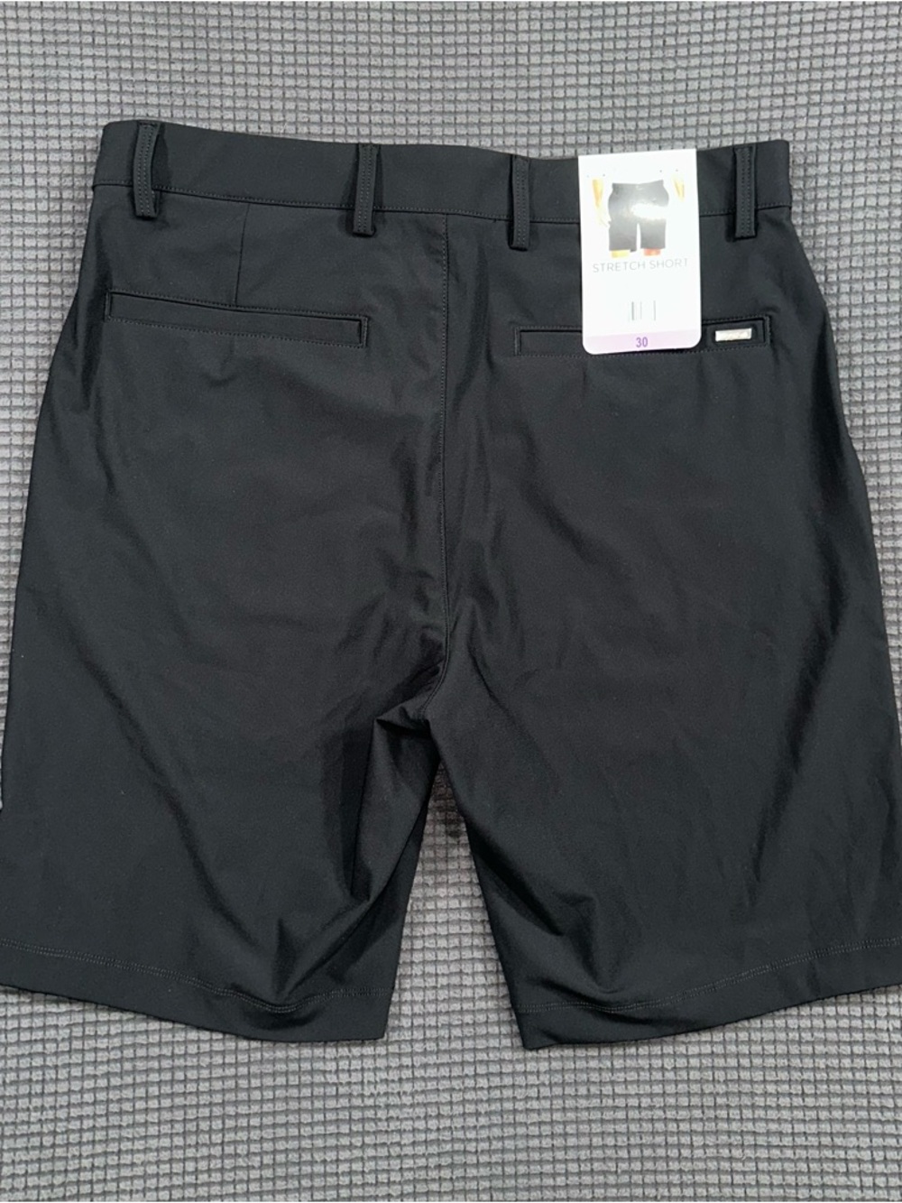 Greg Norman Stretch Golf Shorts Black Size 30 NWT Performance Comfort 8.5 Inseam - Picture 7 of 7